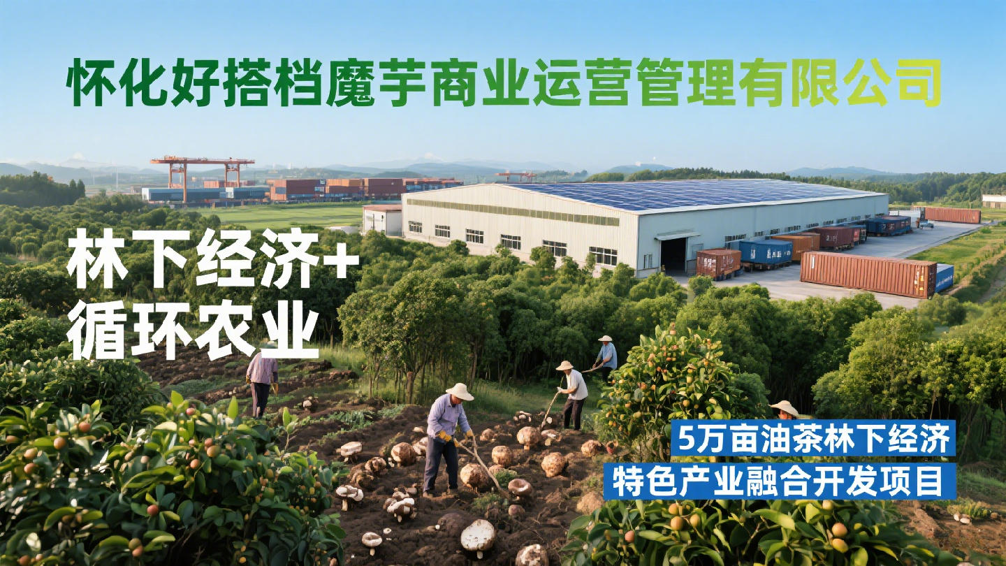 怀化市“好搭档”5万亩油茶林下经济特色产业融合开发项目