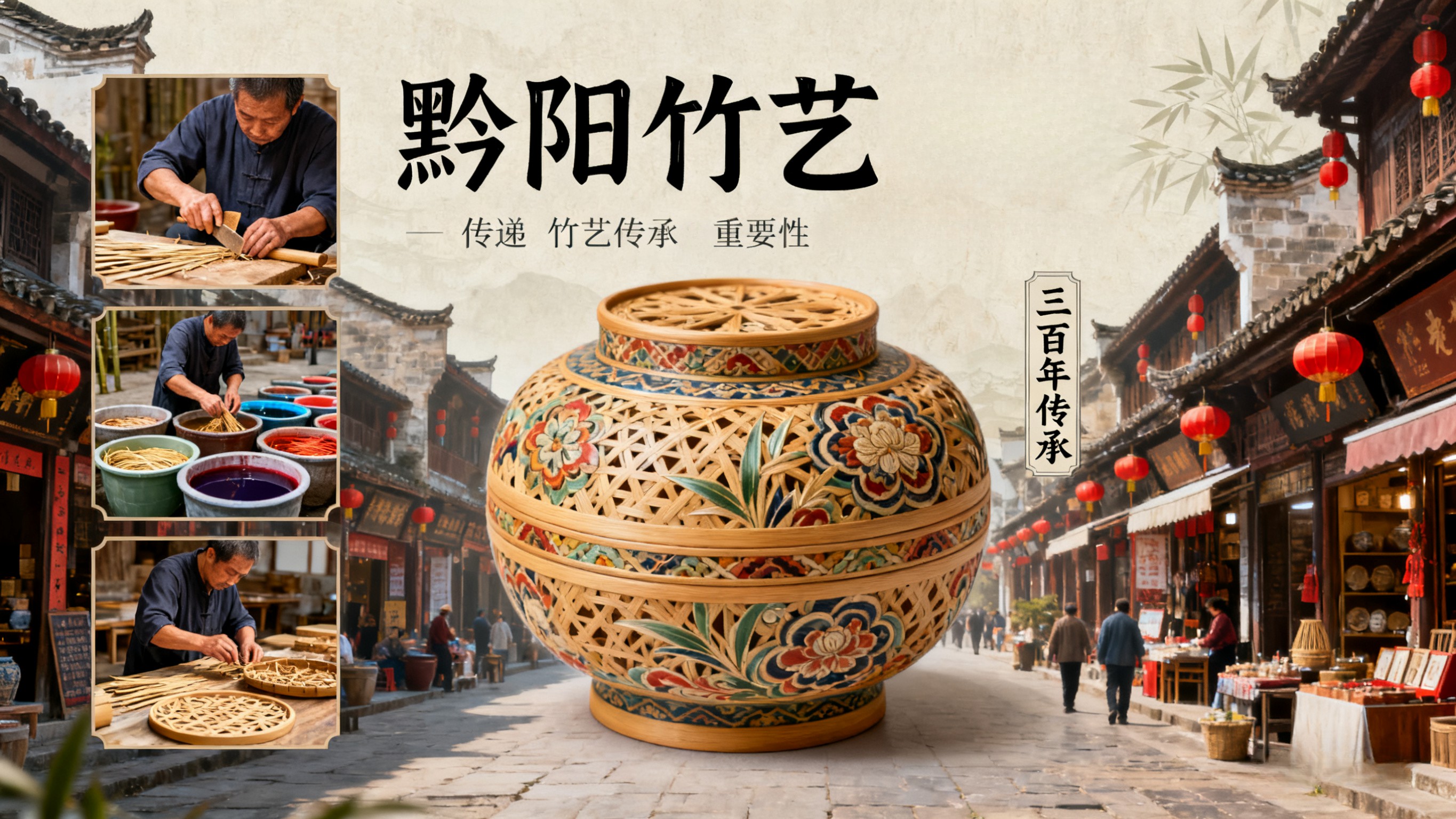 黔阳古城竹艺
